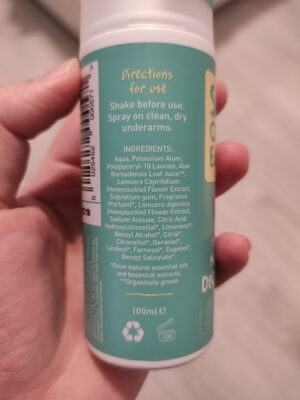 Melon And Cucumber Deoderant