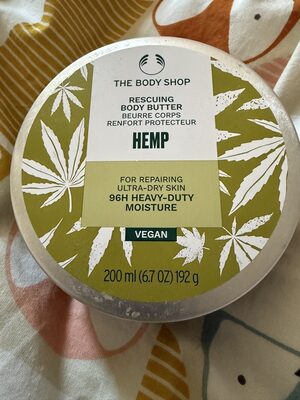Hemp rescuing body butter