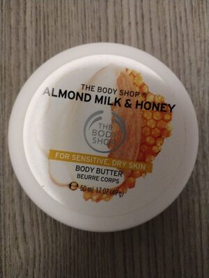 Body butter almond and milk