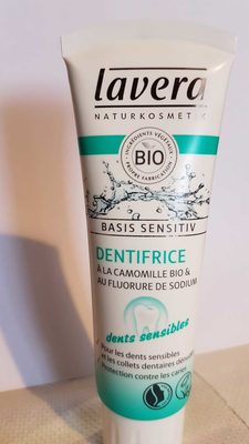 Dentifrice Basis Sensitiv à la camomille bio et au fluorure de sodium