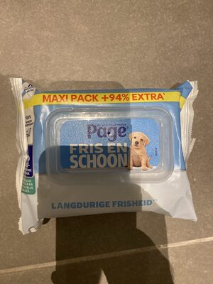 Page Fris en Schoon Vochtig Toiletpapier