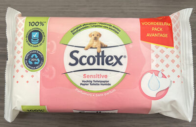 Sensitive wet toilet wipes