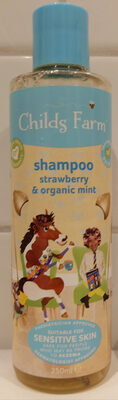 Strawberry and organic mint shampoo