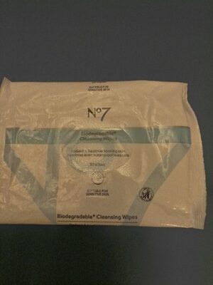 Biodegradable cleansing wipes