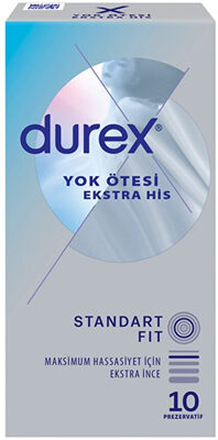 Durex Yok Ötesi Ekstra His Prezervatif 10'lu