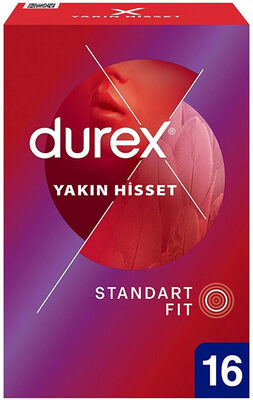 Durex Yakın Hisset İnce Prezervatif 16'lı (Standart Fit)
