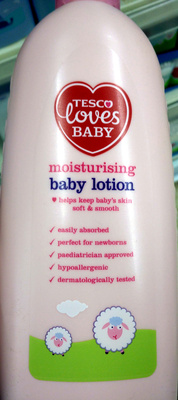 Moisturising baby lotion