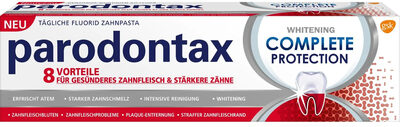 Parodontax whitening complete protection