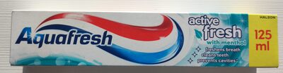 Зубна паста з фтором Аквафреш Заряд Свіжості