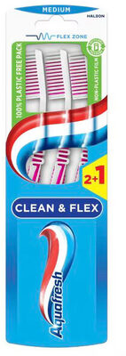 Aquafresh Clean & Flex Medium Tandenborstels