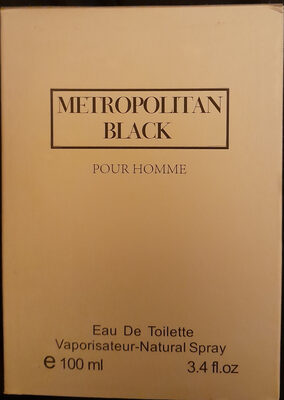 metropolitan black pour homme