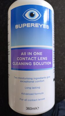 Super eyes All in One Contact Lens Cleaning Solution