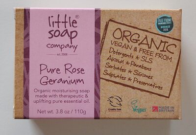 Pure Rose Geranium Soap Bar