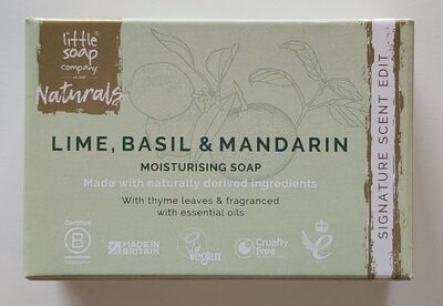 Naturals Signature Scent Edit Lime, Basil & Mandarin Soap Bar