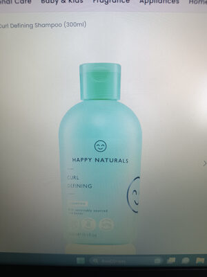 happy naturals curl defining shampoo