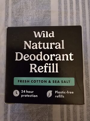Wild natural deodorant refill