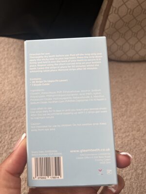 Teeth whitening strips
