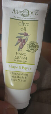 olive oil hand cream