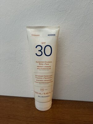 Sunscreen emulsion body+Face