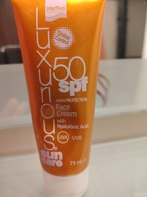 Luxurious Sun Care Face Cream