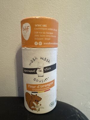 Wash Wash Cousin Deodorant bc Fleur d’oranger