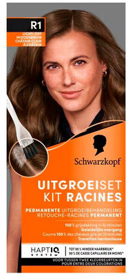 Schwarzkopf R1 Licht- Tot Middenbruin Haarverf Uitgroeiset