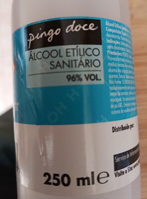 Álcool etílico sanitário 96%