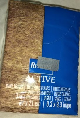 Mouchoirs Blancs Extra-doux Active x 10