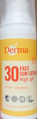 Face sun lotion 30 High spf