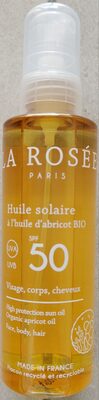 Huile solaire à l’huile d’abricot bio