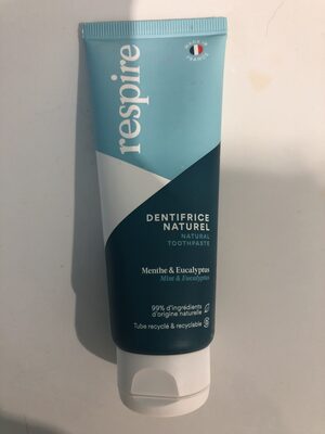 Dentifrice naturel menthe eucalyptus