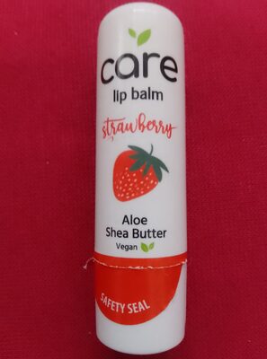 lip balm strawberry aloe shea butter