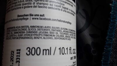 Hello nature shampoo