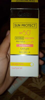 crème solaire invisible