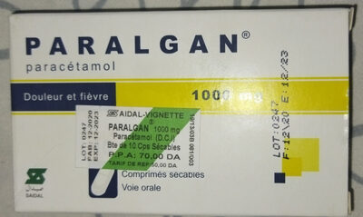 Paralgan Paracétamol