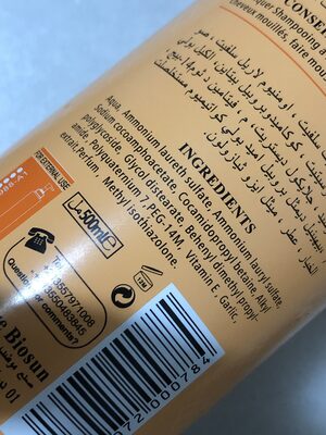 Shampooing anti chute a l’aile