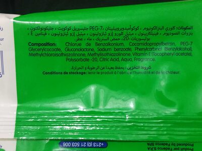 Lingettes antibactérienne