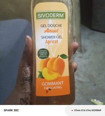 Gel douche abricot