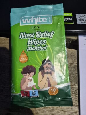 Nose Relief wipes