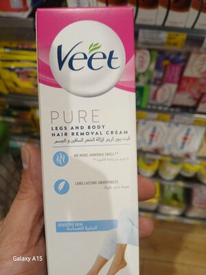 Veet pure cream legs & body 100ml