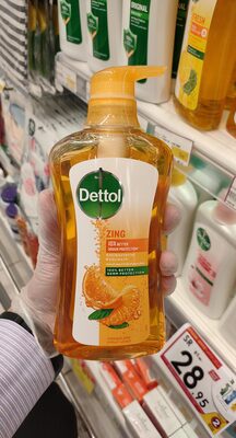 Dettol Zing antibacterial body wash 500ml