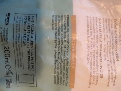 Lv Oat Rich Body cream