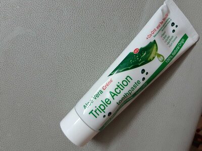 Triple action toothpaste