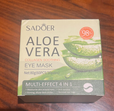 Aloe vera eye mask