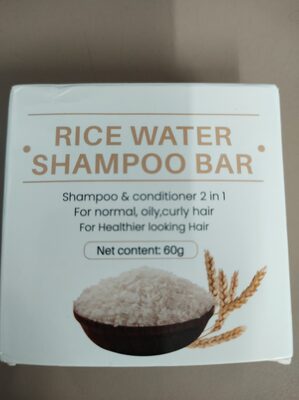 Rice water shampoo bar