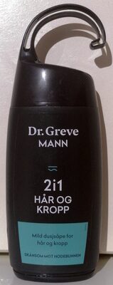 Dr Greve Mann 2i1 Hår & Kropp 250ml