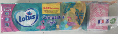 18 mouchoirs Compact + Style
