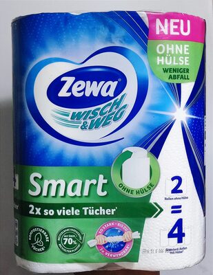 Zewa Wisch&Weg Smart - 2 Rollen ohne Hülse