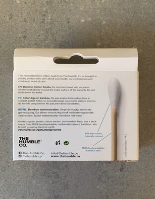 Eco friendly & socially responsible bamboo cotton swabs