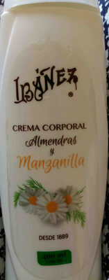 Crema corporal almendras y manzanilla